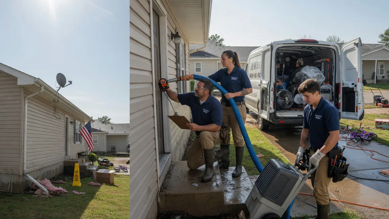 Ceiling Water Damage Restoration in Hedrick, IA near me